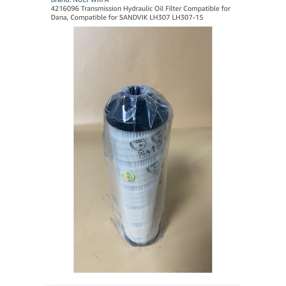 NUEPWREA 4216096 Transmission Oil Filter For Dana Sandvik LH307 LH307-15 New